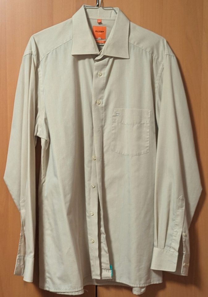 ist Kleinanzeigen - | beige, Gr. Olymp 42 in Kleinanzeigen Hessen jetzt langarm Kent, eBay Businesshemd, slim Bensheim Luxor line,