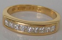 Wempe Brillant Ring 750 Gold 0.63 ct Princess Diamant GVS ♦️ 5817 Bayern - Lichtenberg (Oberfranken) Vorschau