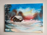 Weihnachts-wald Gemälde auf Leinwand Niedersachsen - Peine Vorschau