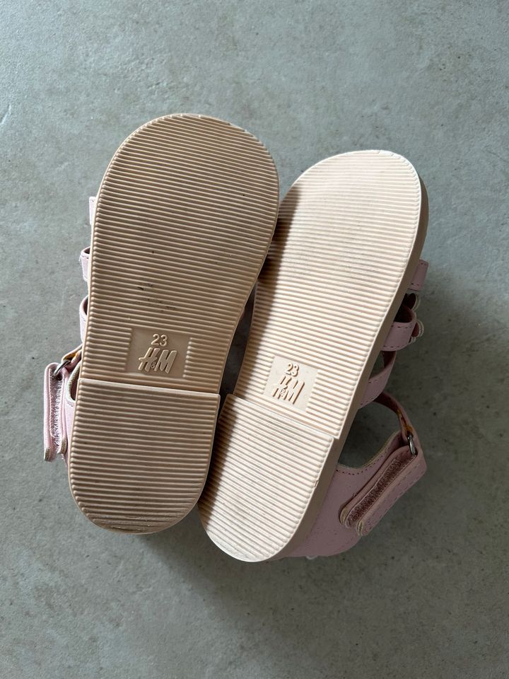 Sandalen Gr. 23 in rosa / rosé H&M in Hückeswagen