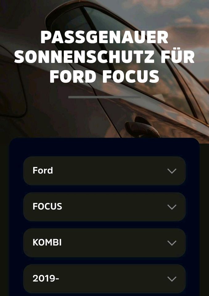 Ford Focus MK4 *Heckscheiben* Tönung in Niederzier