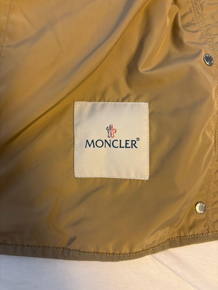 Moncler Damenjacke beige/braun Gr. 4 | wie NEU (original, Kapuze) in Würzburg