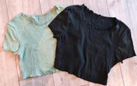 Zwei Damen Tops/T-Shirts in Grün und schwarz von Shein Größe L Bayern - Sulzemoos Vorschau