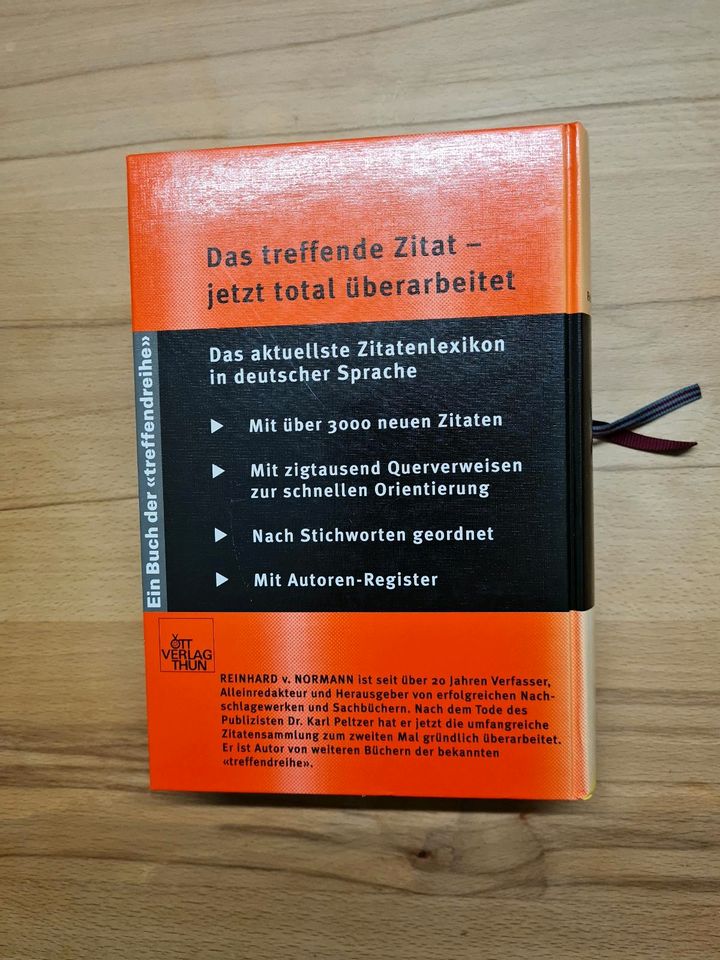 Das treffende Zitat, Buch, Standardwerk Zitate in Buchhofen