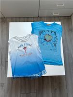 T-Shirt Set Gr. 152/158 Tom Tailor Staccato weiß blau Fransen Niedersachsen - Meppen Vorschau