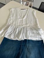 Zara „Trafaluc“ Tunika Bluse, cremefarben Größe M, top Nordrhein-Westfalen - Erkelenz Vorschau