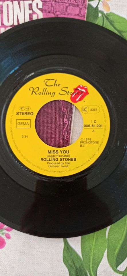 The Rolling Stones - Miss you - Vinyl Single 1978 in Friesoythe