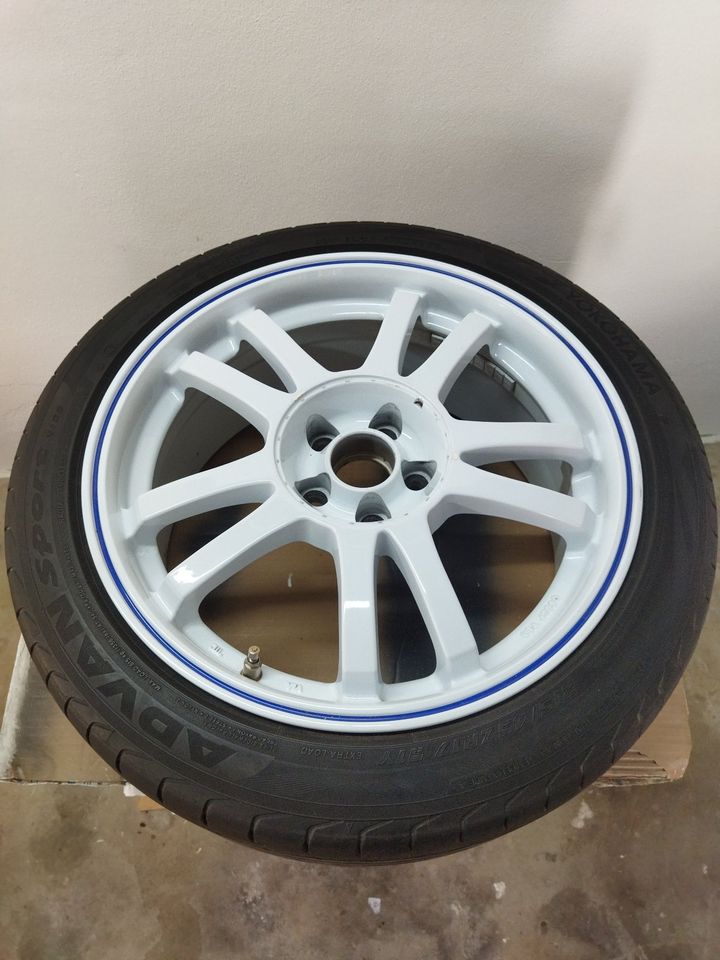 4x OZ Sparco Rally Felgen, 7,5x17", ET 35, 5x100 LK, Subaru/Rover in Mohlsdorf