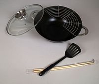 Gusseisen Wok-Set Multifunktionstopf habitat Partytopf ∅ 32cm Berlin - Niederschönhausen Vorschau