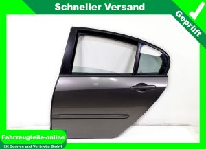 Türverkleidung Türpappe links hinten Teilleder mit Sonnenschutz Rollo  RENAULT LAGUNA III GRANDTOUR (KT0/1) 2.0 DCI