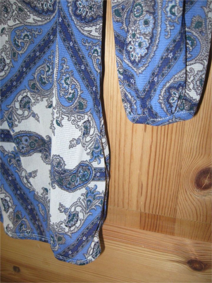 Mexx Stretch Shirt paisley blue Gr.S, tranzparent summer stretch in Berlin