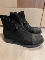 Top Stiefeletten Stiefel Schuhe RIEKER Damen 36 schwarz Bayern - Sinzing Vorschau
