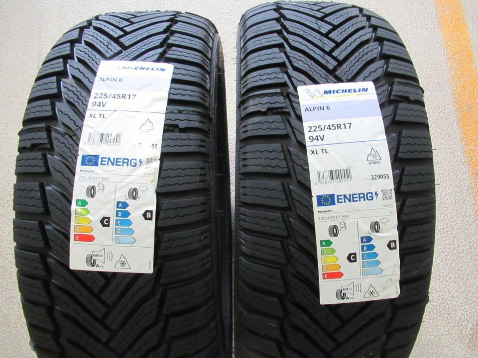 Michelin Alpin 6 - 225/45 R17 94V XL Winterreifen M+S Neu !! in  Rheinland-Pfalz - Ockenheim | Reifen & Felgen | eBay Kleinanzeigen ist  jetzt Kleinanzeigen