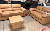 Sofa Couch 2er 3er Hocker Ausstellungsstück zu verkaufen. Nordrhein-Westfalen - Gelsenkirchen Vorschau