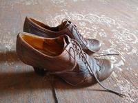 Leder Schürschuhe High Heels braun Vintage Steampunk 37 Östliche Vorstadt - Peterswerder Vorschau