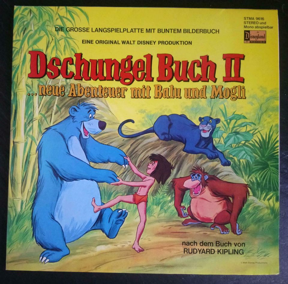 Disney's Dschungel Buch II  Langspielplatte mit Bilderbuch in Berlin