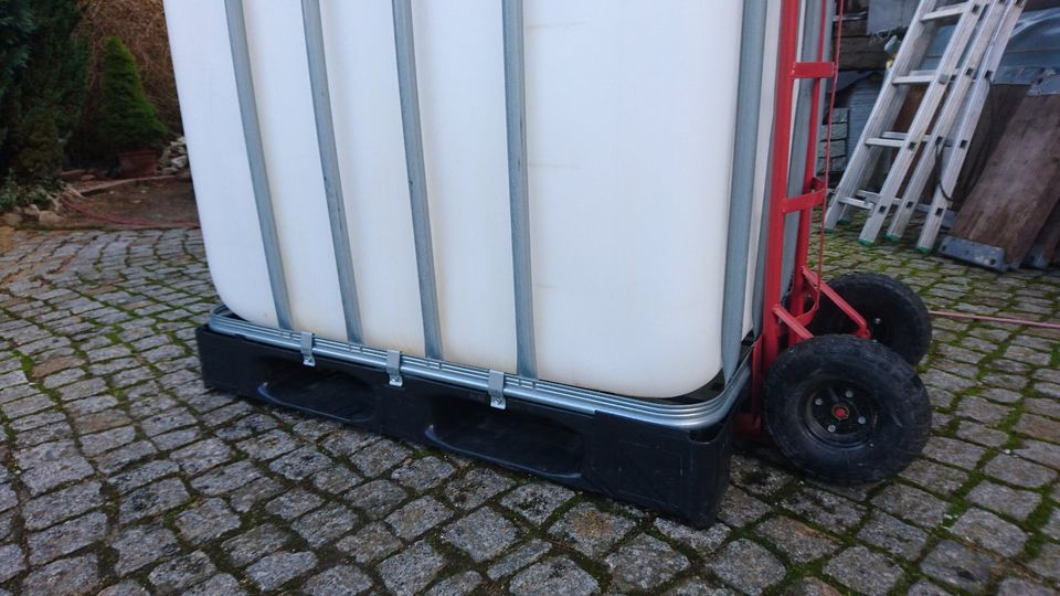 IBC Container Regenwasser Regentonne Regenfass Wassertank 1000L in Wanzleben