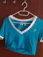 Adidas Damen cropped tee t-shirt / Klamotten Hessen - Weiterstadt Vorschau