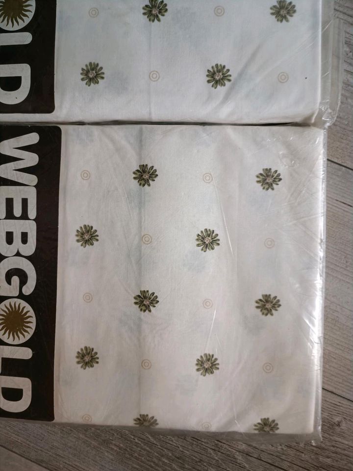 Webgold Bettwäsche 4tlg Silke 5474/735, 135x200, Creme * NEU in Glattbach Unterfr.