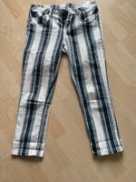 Jeans  gestreift Capri Gr.36 Hessen - Nidda Vorschau