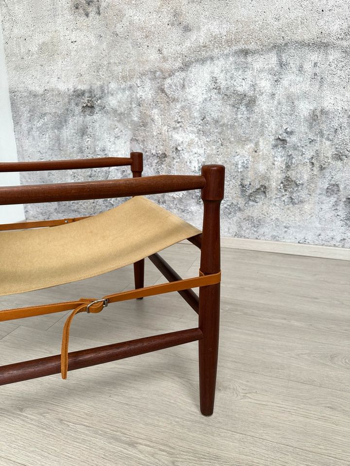 Teak Designer Sessel von Olav Hødnebø Norway Leder, 50er 60er in Mülsen