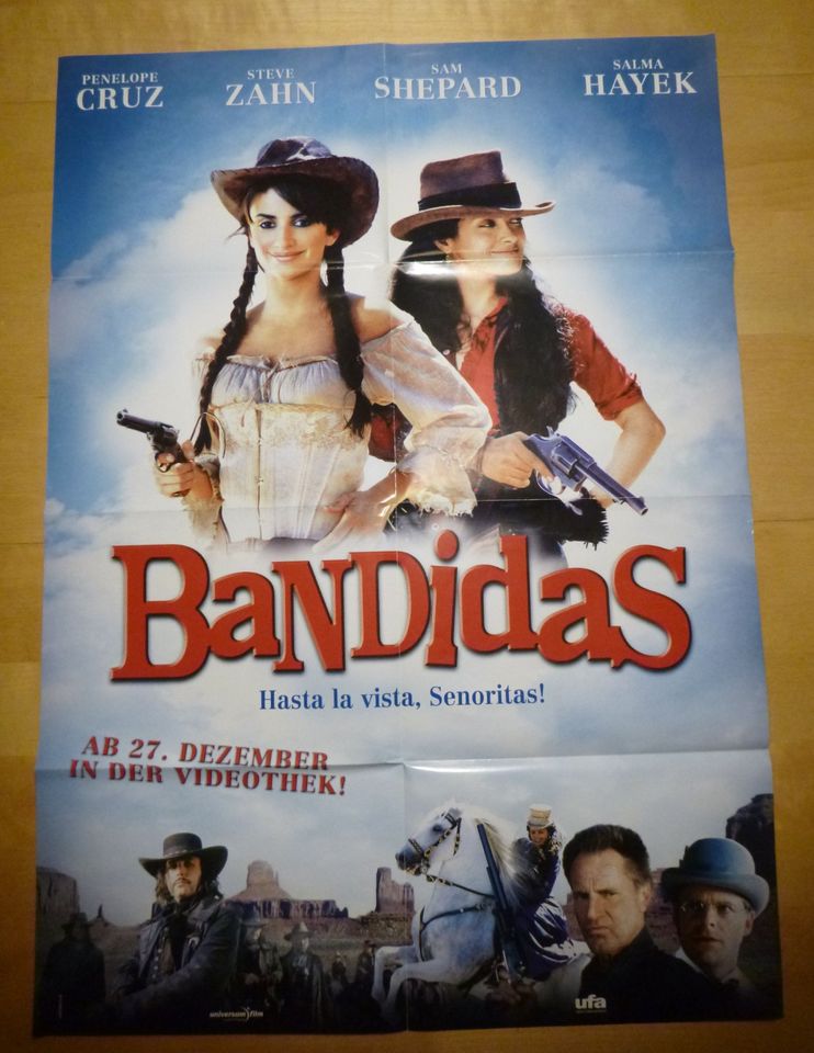 Filmposter Bandidas Penelope Cruz Salma Hayek in Birkenwerder