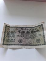 1000 Mark Banknote von 1922 Dithmarschen - Heide Vorschau
