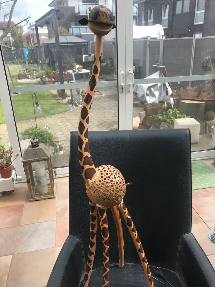 Giraffe Lampe, Afrika elektrisch in Steinfurt