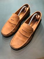 Herrenschuhe Slipper Camel Gr. 43 braun Nubukleder Bayern - Ruderting Vorschau