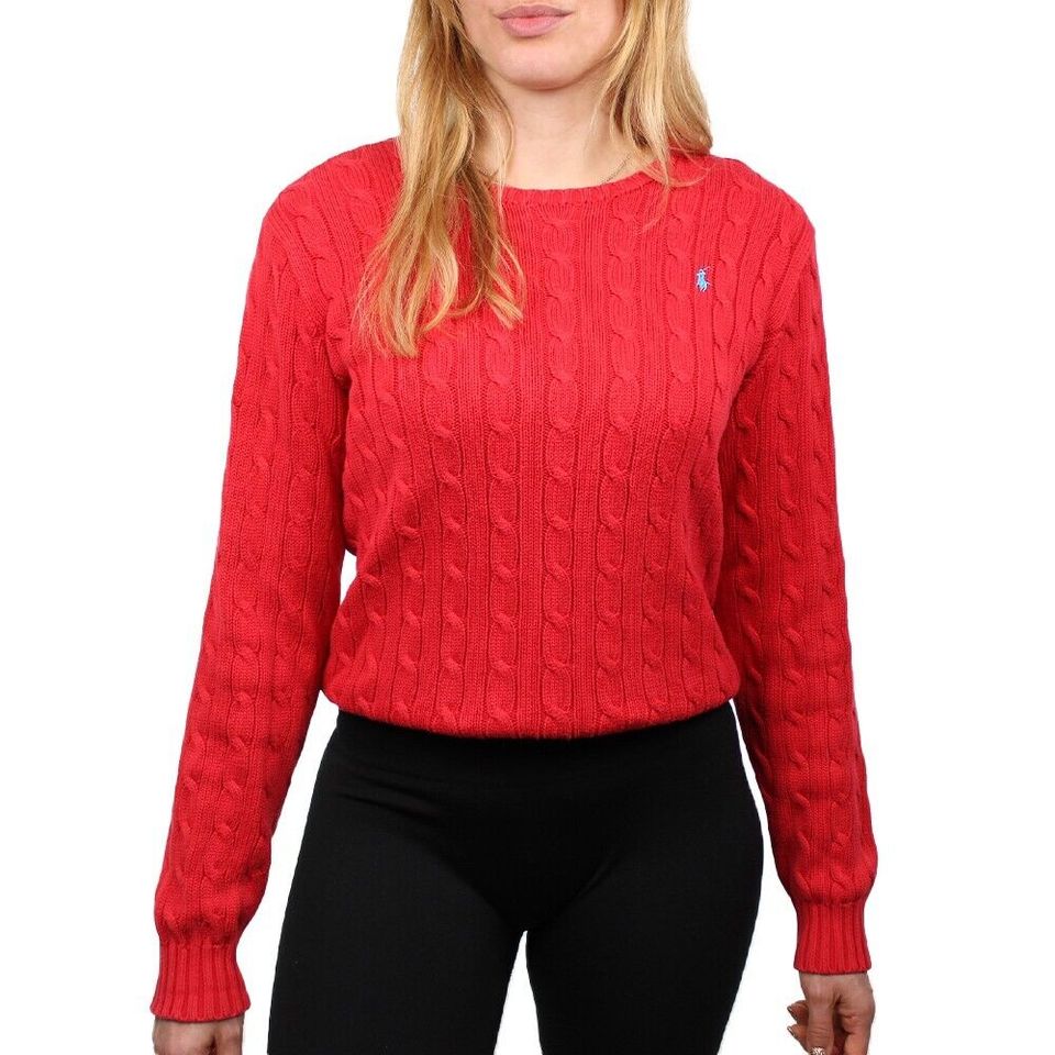 Polo Ralph Lauren Strickpullover Strickjacke Zopfmuster Knit Dame in München