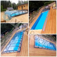 Poolüberdachung Elegance 6-10m clear Abdeckung Winterausverkauf Brandenburg - Frankfurt (Oder) Vorschau