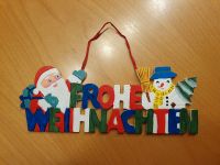 "Frohe Weihnachten" - Türschild/Fensterbild aus Holz Nordrhein-Westfalen - Kirchlengern Vorschau