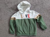 Hoodie Sweatshirt Weiß/Grün Sachsen-Anhalt - Brehna Vorschau