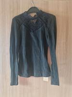 shein gr 34 XS Shirt langarm ripp Spitze neu schwarz Bayern - Mainaschaff Vorschau