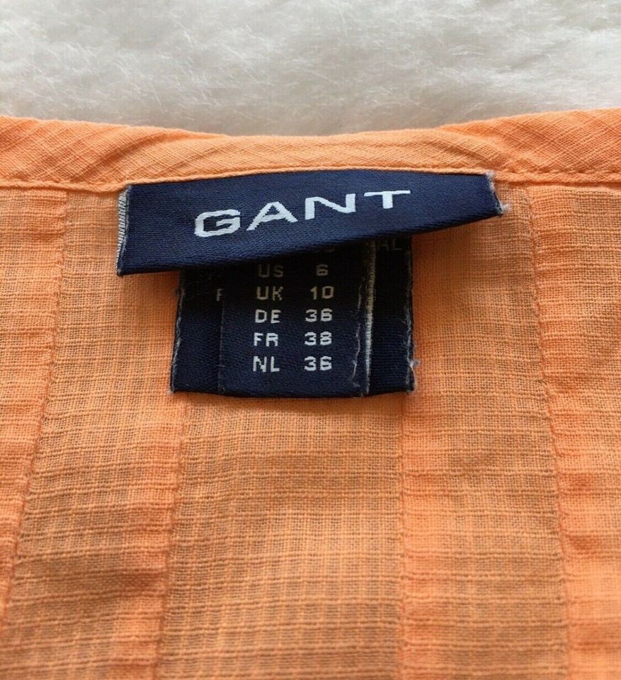 GANT Bluse Tunika Gr. 36 / 38 orange in Trier