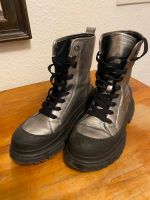 Stiefel Bronx Silber Leder 37 Bayern - Würzburg Vorschau