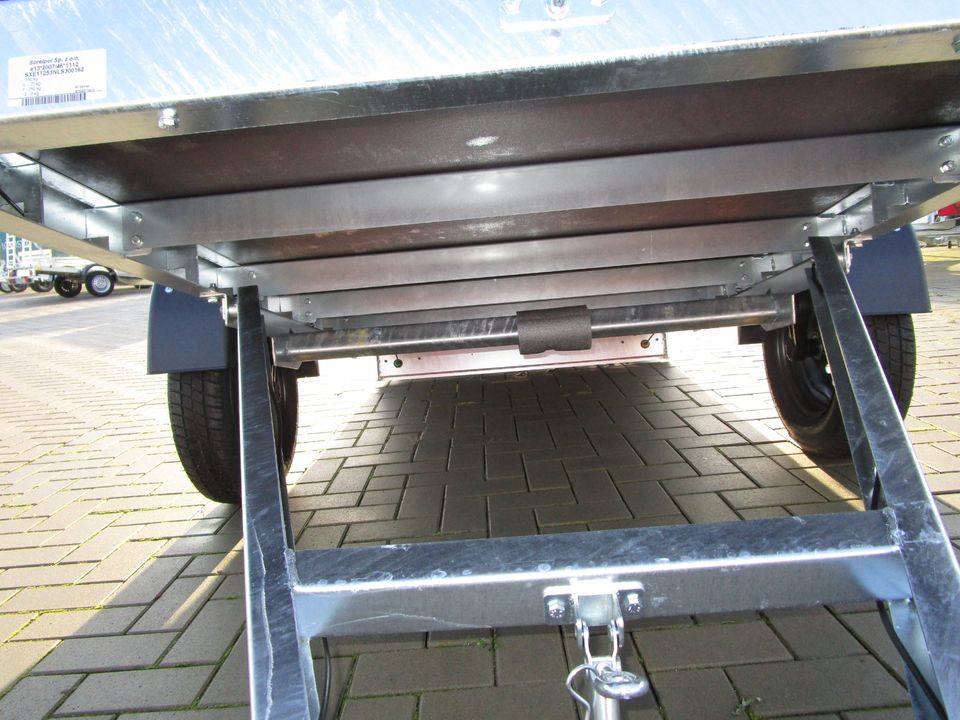 750 KG Trailwood Anhänger, 2,5x1,25m, 100 Km, Kippbar, GN 115 in Syke