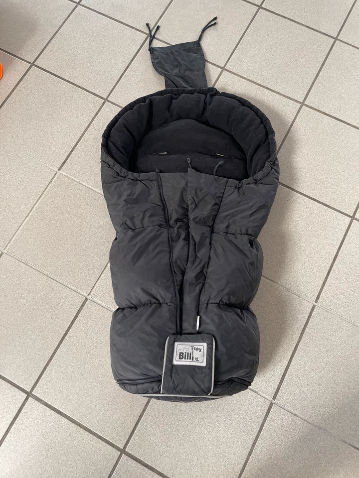 Fußsack schwarz Billi XL Odenwälder Buggy in Ilvesheim