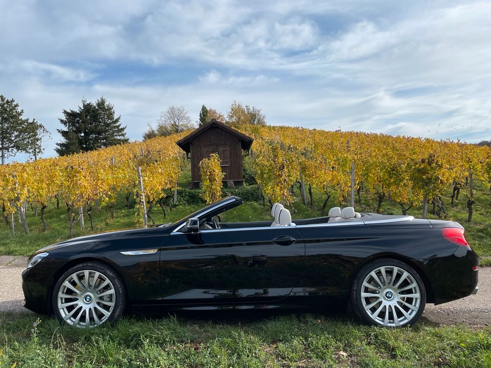 BMW 650i Cabrio individual V8 biturbo wenig Kilometer in Löwenstein