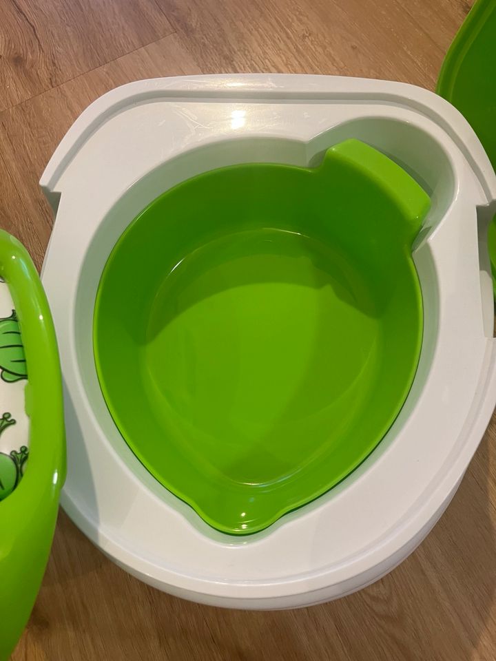 KARIBU Töpfchen 4-in-1 Deluxe-Sitz Toilettensitz Frosch NEU in Hamburg