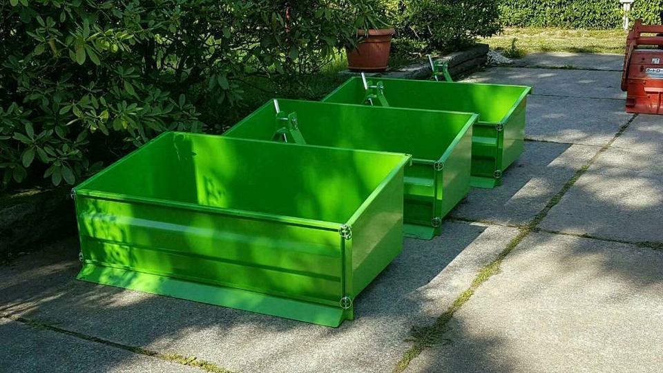 Heckmulde Heckcontainer Mulde 125cm kippbar Kleintraktor neu in Königsbrück