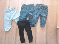 Set gefütterte Jeans Schlupfhose Leggings 92 H&M München - Allach-Untermenzing Vorschau