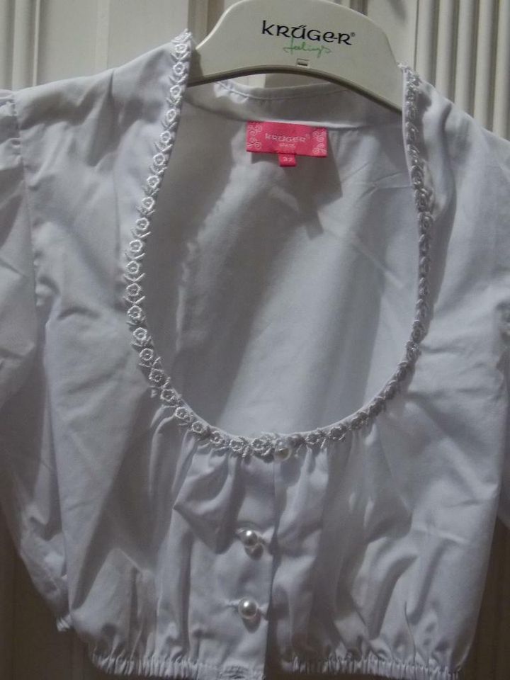 Dirndlbluse Dirndl Bluse S Krüger Madl weiß in Olching