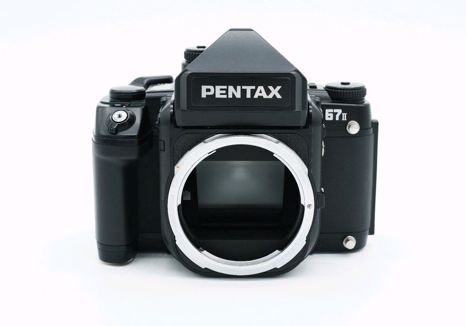 Pentax 67 II mit 3 objektive handgriff in Randersacker