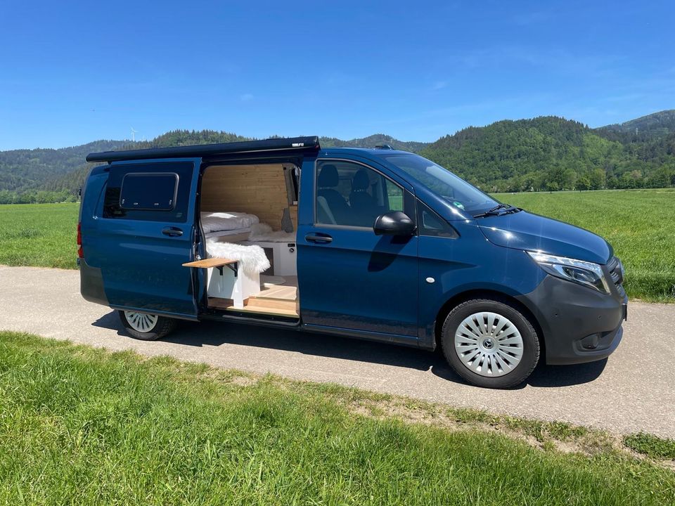 Mercedes Vito 114 Camper, Markise, LED, Solar, Stdhz, AHK,Klima in Freiburg im Breisgau