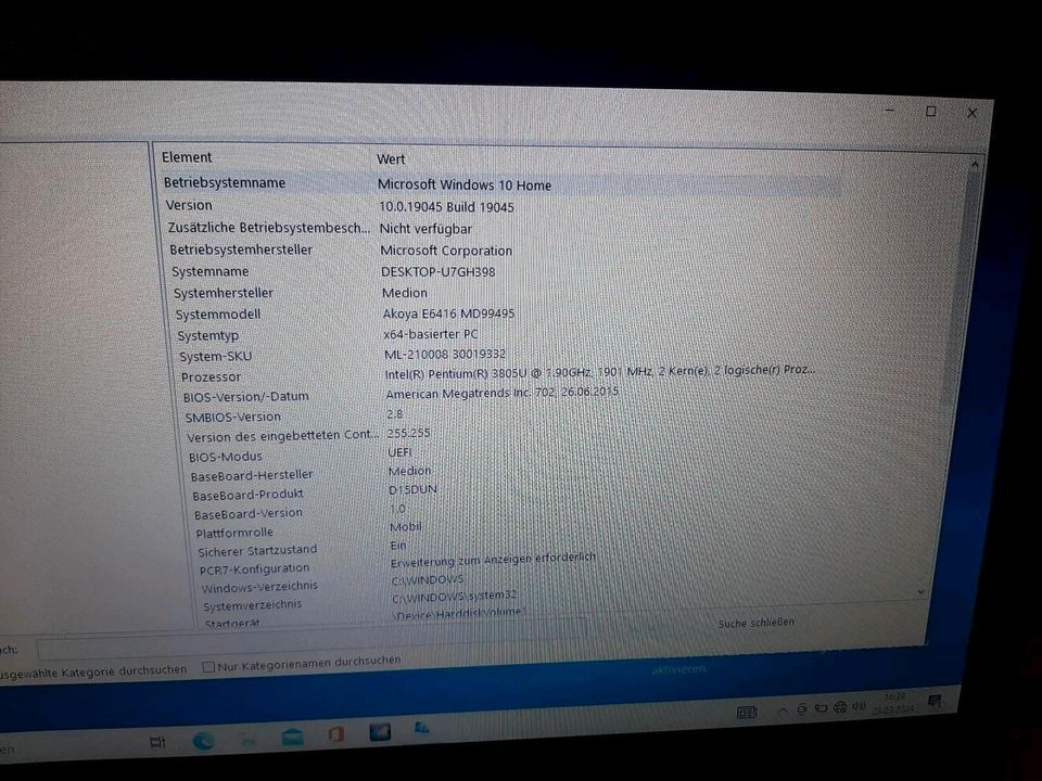 Laptop Medion Akoya E6416 MD99495 Windows 10 Home in Dörpen