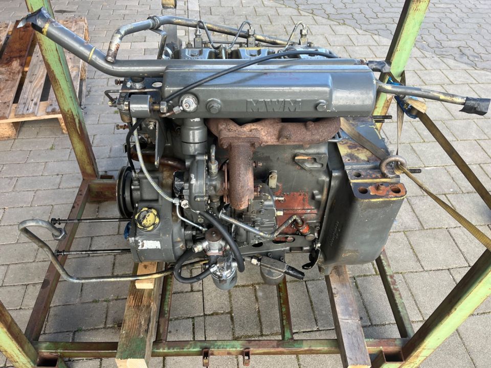 3 Zylinder Turbo Motor inkl. Turbokupplung und ESP Fendt 307 MWM in Auetal