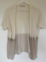 Fabiana Filippi Strickhülle in Creme und Beige mit Pailletten Nordrhein-Westfalen - Detmold Vorschau
