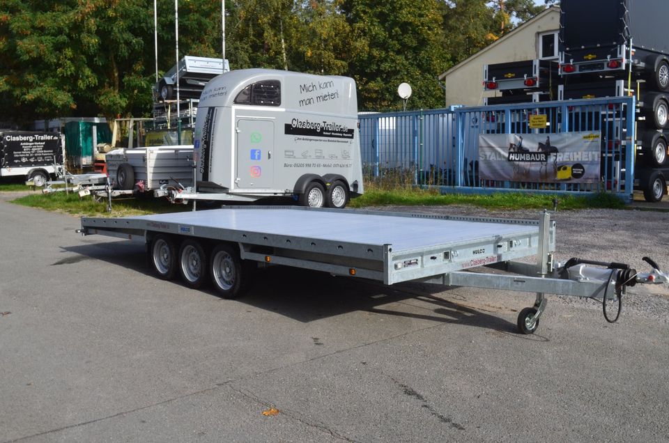 PKW Anhänger NEU 3500 Kg Autotransporter 5400x2070x45mm 3 Achsen in Bielefeld