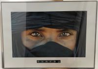 Großes Bild Bilderrahmen silber Metall 70x100 Tuareg Afrika Augen Niedersachsen - Hatten Vorschau